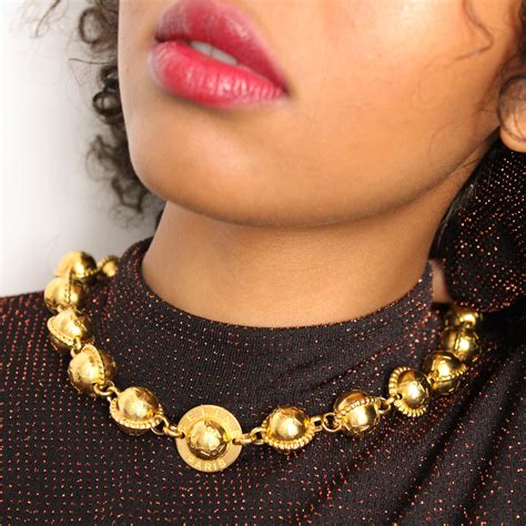 vintage celine necklace|authentic Celine necklaces.